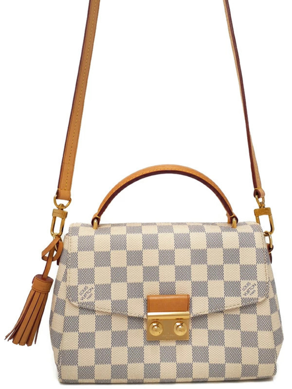Louis Vuitton Damier Azur White Croisette Bag